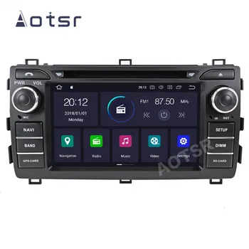 AOTSR 2 Din para Radio de Coche a Coche Android 10 Para Toyota Auris 2013 - Central Reproductor Multimedia de Navegación GPS 2Din DSP Autoradio