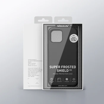 NILLKIN Caso para el iPhone 12 Pro Max/12 Mini Cubierta de la Camshield Deslice la Cubierta de la Cámara de Protección de Super Frosted Shield mate duro Caso