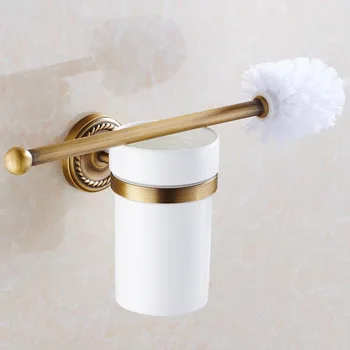 Europea de antigüedades de baño toalla estante baño de hardware colgante tallado papel titular de cepillo de retrete soporte para accesorios de baño set