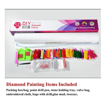 DIY 5D Venta de Diamante Bordado, Diamante de Mosaico, en Forma Especial, Reloj de Pared, de Paisaje, de Diamante de la Pintura, de punto de Cruz,3D