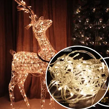 10M 100 Led Cadena de Guirnalda de Navidad Árbol de Hadas Cadena de Luz Impermeable de la Casa de la Fiesta de Jardín al aire libre de la Decoración navideña