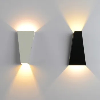 Moderna Lámpara de Pared Creativos del LED Luces de Pared Geométrica Simple Wandlamp Para el Dormitorio Pasillo de la Cocina de Hierro Apliques Murale Luminaria