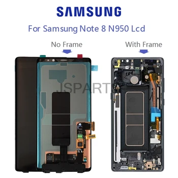 Samsung Galaxy Note 8 Pantalla LCD de Pantalla Táctil de Trabajo Con la Mancha Negra de Reemplazo N950 N950F N950U Note8 Super Amoled