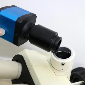 Adaptador de microscopio C Adaptador de Montura de Rosca de la Interfaz de Conectar la Cámara CCD para Zeiss, Microscopio Trinocular 1x Conector