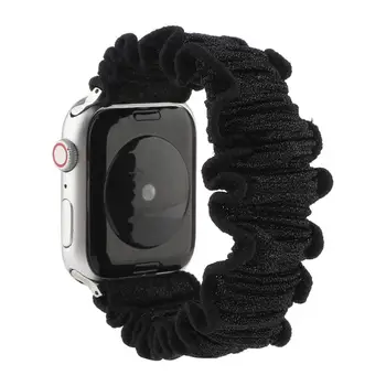 Para el Apple Watch de la Serie 6 SE 5 4 3 2 1 38 mm 40 mm 42 mm 44 mm Estirable Scrunchie Solo Bucle de la Banda de Reloj de la Correa para el iwatch de la Correa.