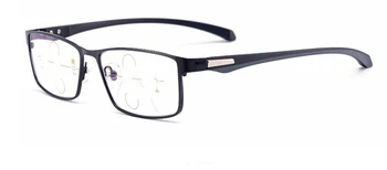 ISENGHUO de Titanio de Fotograma Completo Multifocal Progresiva Gafas de Lectura de los Hombres Multifocus de Hipermetropía, la Presbicia Lectores Gafas