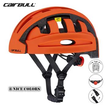CAIRBULL ENCONTRAR Plegable Bicicleta Casco Con Rearlight de Seguridad de Alta Calidad de la Bicicleta Casco de la Ciudad Casco de la Bici de la CE EN 1078 Certificado