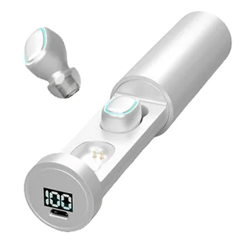TWS Bluetooth 5.0 Auriculares Inalámbricos de los Deportes LED de Alimentación de la Pantalla de huellas Dactilares Touch Control de auriculares Auriculares con el Caso