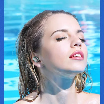 TWS Bluetooth 5.0 Auriculares Inalámbricos de los Deportes LED de Alimentación de la Pantalla de huellas Dactilares Touch Control de auriculares Auriculares con el Caso