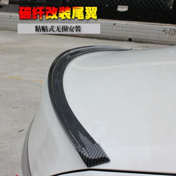 Universal spoiler de Techo, de 1,5 M de Auto-Estilo 5D de caucho de carbono de la cola spoiler de la PU de la soldadura fuerte de BRICOLAJE, reinstale el spoiler que se adaptan a todo tipo de coche