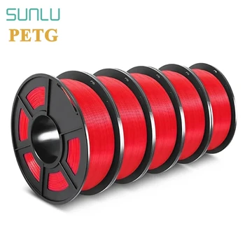 SUNLU 1,75 mm de Filamento de PETG 1KG Con Carrete de Plástico PETG de la Impresora 3D del Filamento Buena Tenacidad Impresora 3d de Materiales