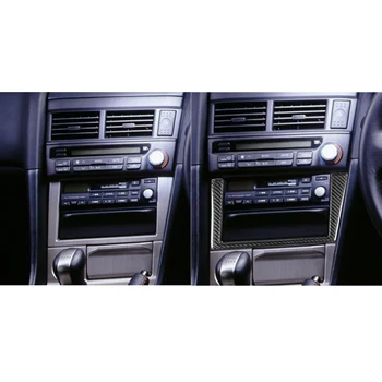 Para Nissan Skyline GTR R34 V·especificaciones BNR34 Accesorios de Fibra de Carbono Coche de la caja de engranajes de Cambio de velocidad en el Panel de sonido Envolvente Modificado Pegar En Kit de Coche