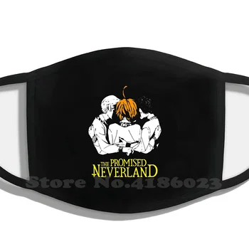 El Prometido De Neverland Emma Ray Norman La Moda De Moda De Algodón De Las Máscaras De La Prometida De Neverland Prometido Neverland Yakusoku No