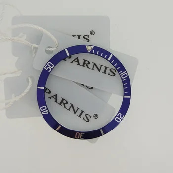 40 mm Bisel de Cerámica de Inserción para los Hombres Reloj de Parnis Modelo Original PA6050 Bisel de Cerámica Insertar