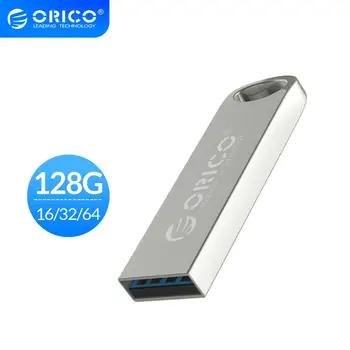 ORICO de Metal Unidad Flash USB USB3.0 128 GB 64 GB 32 GB 16 GB Flash Memory Stick Pen drive USB Impermeable del Metal de memoria usb cel