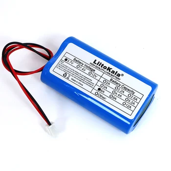 Liitokala 3.7 V 18650 batería de Litio Batería de 6000mAh de Pesca de Luz LED Altavoz Bluetooth 4.2 V de Emergencia de BRICOLAJE baterías con PCB