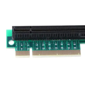 PCI-E 8X, 16X, Vertical Adaptador PCI-Express x8 a x16 de 90 Grados de ángulo recto de la Tarjeta de Convertidor de 1U/2U Accesorios
