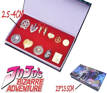Jojo's Bizarre Adventure Llavero Colgante del Collar de la 12pcs conjunto de la colección Nueva custume accesorios de los juguetes de la figura