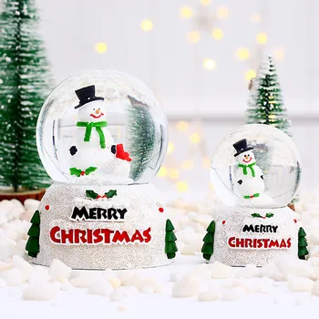LED Luz de la Noche de Navidad Bola de Cristal de Navidad Decoraciones para el Hogar Feliz Navidad Ornamento Noel 2020 Navidad Regalo de Navidad Decoración