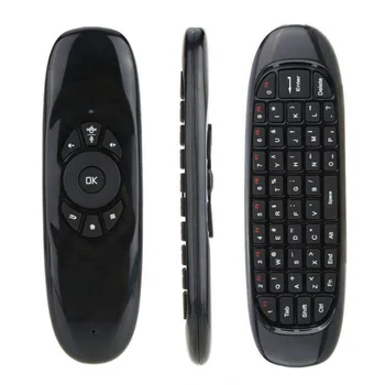 Doble Uso Wireless Mini Teclado Mecánico C120 2.4 Control Remoto de Aire Ratón para Tablet PC / Android/Caja de TV /Teclado Portátil