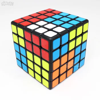 Shengshou Señor M 5x5x5 Magnético Cubo 5x5 Mrm Velocidad Cubo Mágico Imán de Posicionamiento Cubo Magico 5*5 Imanes Cubo Negro Juego de Puzzle