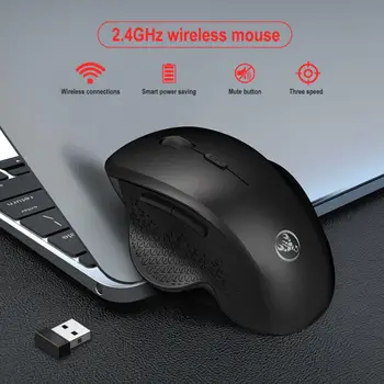 T68 Para PC Portátil Inalámbrico Ratón Gaming Mouse Óptico Portátil de 2.4 GHz Ratón con Receptor USB de la Oficina de Jugador de Equipo de Escritorio Ratones