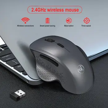 T68 Para PC Portátil Inalámbrico Ratón Gaming Mouse Óptico Portátil de 2.4 GHz Ratón con Receptor USB de la Oficina de Jugador de Equipo de Escritorio Ratones