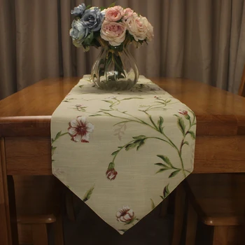 CURCYA tapete de Mesa para las Mesas de Té Jardín de la Decoración de Flores Impresas