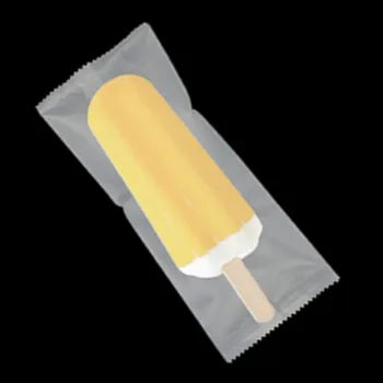 100Pcs Mate Claro Open Top de Helado de Plástico de Embalaje Bolsa de Congelados Snack Minorista de termosellado del Paquete de la Bolsa de Jelly Paquete de Pudín