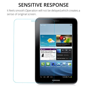 9H Vidrio Templado para Samsung Galaxy Tab 2 7.0 P3100 P3110 7