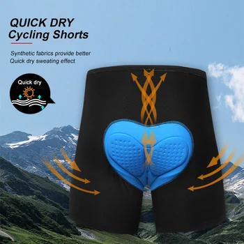 Outto Pantalones Cortos De Ciclismo Hombres Mens Bicicleta Mtb Collar De La Ropa Interior Larga De Bici De Montaña #0033