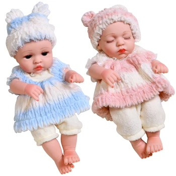 30CM Renacer Muñecas del Bebé Juguetes de Niño de las Niñas de Bebé de Juguete de Cuerpo Completo de Silicona DIY Muñeca de Niños de Juguete de Sueño de la Vida Con Muñecas Juguetes