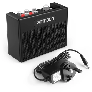 Ammoon POCKAMP Portátil Amplificador de Guitarra Amplificador Integrado Multi-efectos de 80 Ritmos de Tambor Apoyo Sintonizador de Tap Tempo