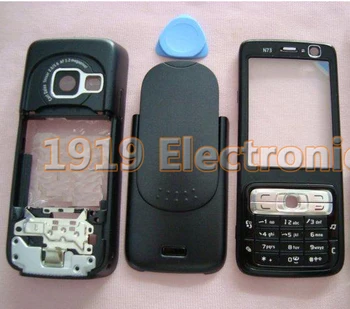 Nuevo Completo Teléfono Móvil de la Cubierta de la Carcasa de Caso con el inglés O el ruso Teclado Para Nokia N73 + Seguimiento
