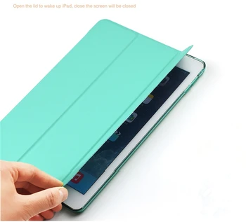 Kemile de la Rentabilidad de los Ultra Slim Original Simplism Serie de despertador Veces Soporte de Cuero del Caso para el iPad pro de 9,7 Smart Cover Para ipad air 2