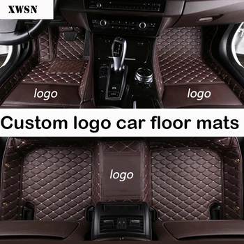 Logotipo personalizado de coche alfombras de piso para Esquivar todos los modelos de calibre viaje Viaje ram aittitude caravana de coches estilo accesorios esteras del coche