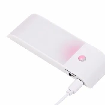 SMD LED, Sensor de Luz, USB Recargable Bajo Iluminación del Gabinete Imán del Sensor de Movimiento PIR Luz de Noche Para Armario Armario de la Cocina