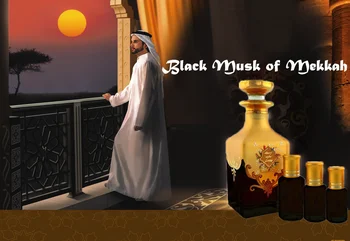 Negro Ciervo Almizclero Tahara Attar Oud ORIENTAL de ARABIA ALMIZCLE de la MECA Attar Perfume de Ámbar de Petróleo de Arabia Fragancia Sin Alcohol