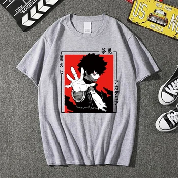 2020 Mi Héroe de la Academia Camiseta de Boku No Hero Academia de Anime Kawaii Dabi T-shirt Graphic Tops Camisetas Masculino, Unisex