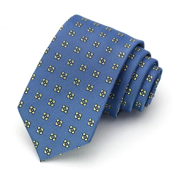 Negocio Nuevo Corbata Para los Hombres de Alta Calidad de la Moda Causal de 7CM de Corbata de Caballero Clásico Vestido de Traje de Corbata Con Caja de Regalo