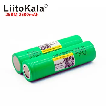 6PCS 2019 Liitokala 18650 batería de 2500mah INR1865025R 20A descarga de las baterías de litio 18650 batería de 2500 25R