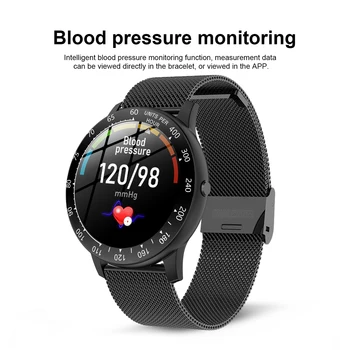 2020 H30 Reloj Inteligente Para los Hombres de DIY de la Cara del Reloj de la prenda Impermeable IP68 Monitor de Ritmo Cardíaco Pulsera Para Android iphone Smartwatch
