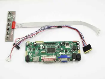 Yqwsyxl de la Junta de Control Kit de Monitor para B101AW06 V1 V. 1 HDMI+DVI+VGA LCD de la pantalla LED del Controlador Controlador de la tarjeta de