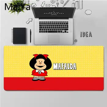 Maiya de Calidad Superior de la Historieta Mafalda Gran cojín de Ratón de Ordenador PC mat Envío Libre de Gran Cojín de Ratón de los Teclados de Mat