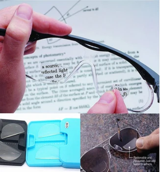 Portable 2-pieza de silicona líquida bifocal readingLiquid de Silicona Bifocal de la Lectura de la Lente de Palo-en la Presbicia y Lentes de Aumento