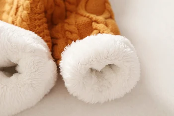 IENENS Invierno Niños Niñas Suéteres de Ropa de Ropa de Bebé Cálido Suéter Abrigos Niños Espesar Tops de Lana 