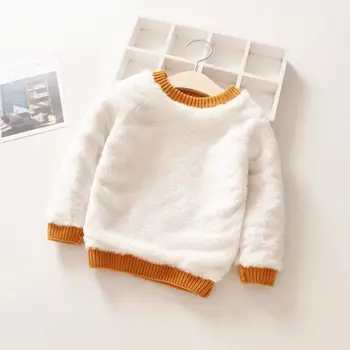 IENENS Invierno Niños Niñas Suéteres de Ropa de Ropa de Bebé Cálido Suéter Abrigos Niños Espesar Tops de Lana 