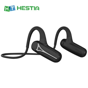 F1 Conducción Ósea Concepto de Auriculares de Bluetooth 5.0 borde del cuello del Oído-gancho de Auricular Inalámbrico de los Deportes de la prenda Impermeable con Auriculares Estéreo con USB