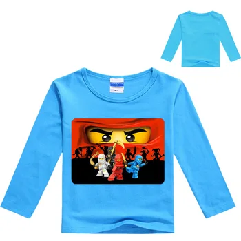 2021 niños ropa de verano 3-12Years BoysT-camiseta de Bebé Ninjago Chico de la Camiseta de la L Mangas de Hijos de Verano Ropa Niño niña Camisetas
