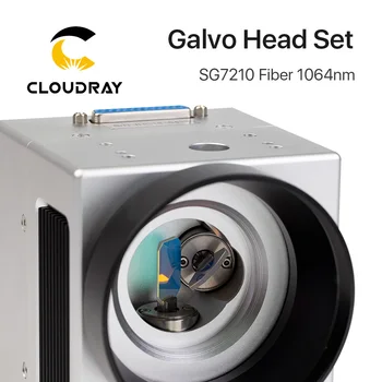 Cloudray 1064nm de la Fibra de Escaneo Láser Galvo Cabeza SG7210 SG7210R de Entrada Aperture10mm Galvanómetro Escáner con Alimentación de Conjunto